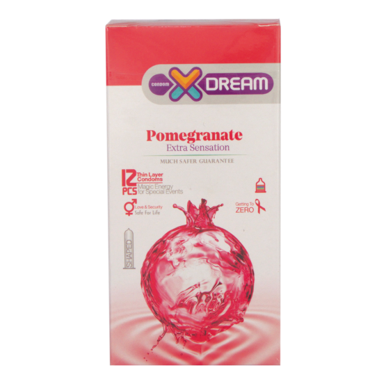کاندوم تنگ کننده ایکس دریم مدل Pomegranate