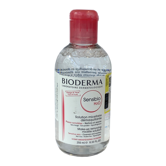 محلول پاک کننده آرایش بایودرما مدل Sensibio H2O 