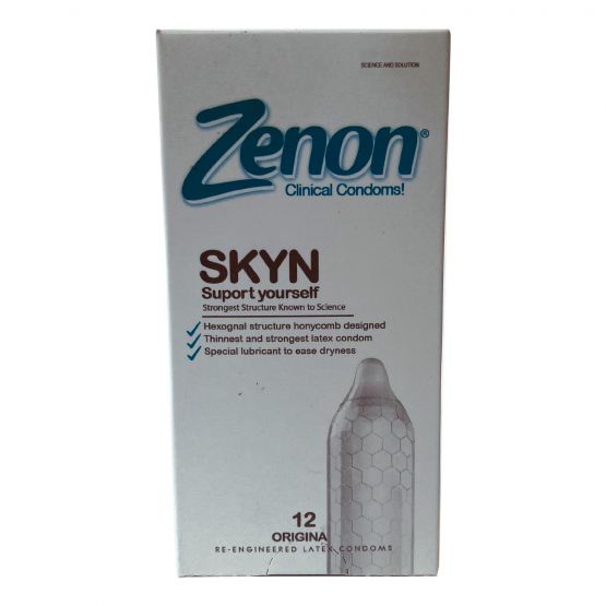 کاندوم زنون مدل Skyne بسته ۱۲ عددی