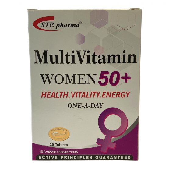 قرص مولتی ویتامین خانم های بالای ۵۰ سال اس تی پی فارما