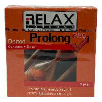 کاندوم پرولانگ پلاس(3عددی) ریلکس
