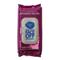 دستمال مرطوب پاک کننده آرایش فیس آف ژاپنی دافی حاوی عصاره شکوفه گیلاس 