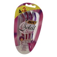 خود تراش زنانه مدل Soleil Scent بسته ۶ عددی بیک