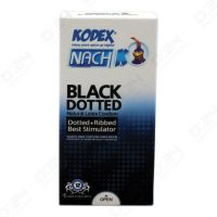 کاندوم مشکی مدل Black Dotted ناچ کی کدکس